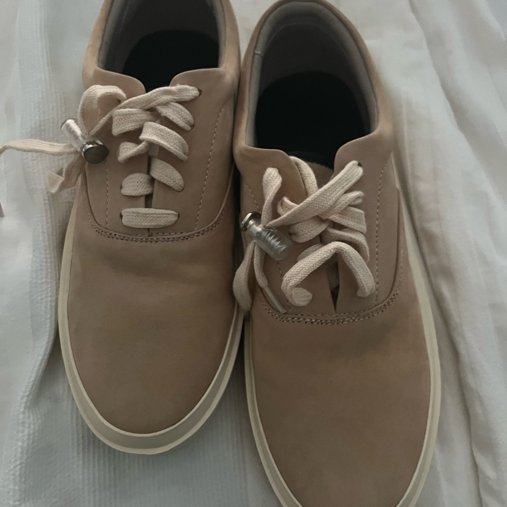 Fear of God Taupe Low-Top Sneakers with Cream Laces